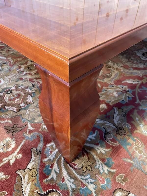Table Basse En Merisier Léon Krier Pour Giorgetti photo Garden Furniture