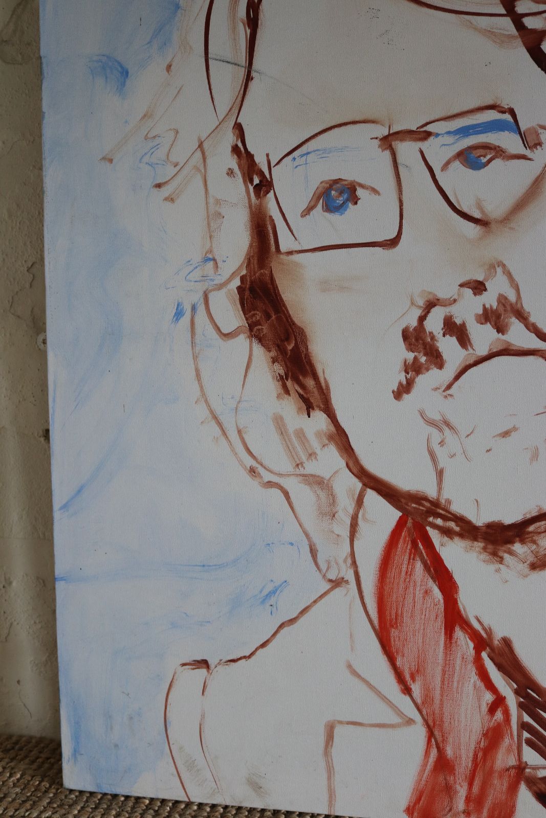 Portrait Of A Man Oil On Canvas photo Art