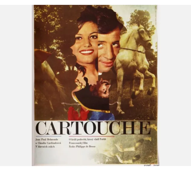 Jean Paul Belmondo Collection 4 X Movie Posters Original Czech Poster Design photo buy