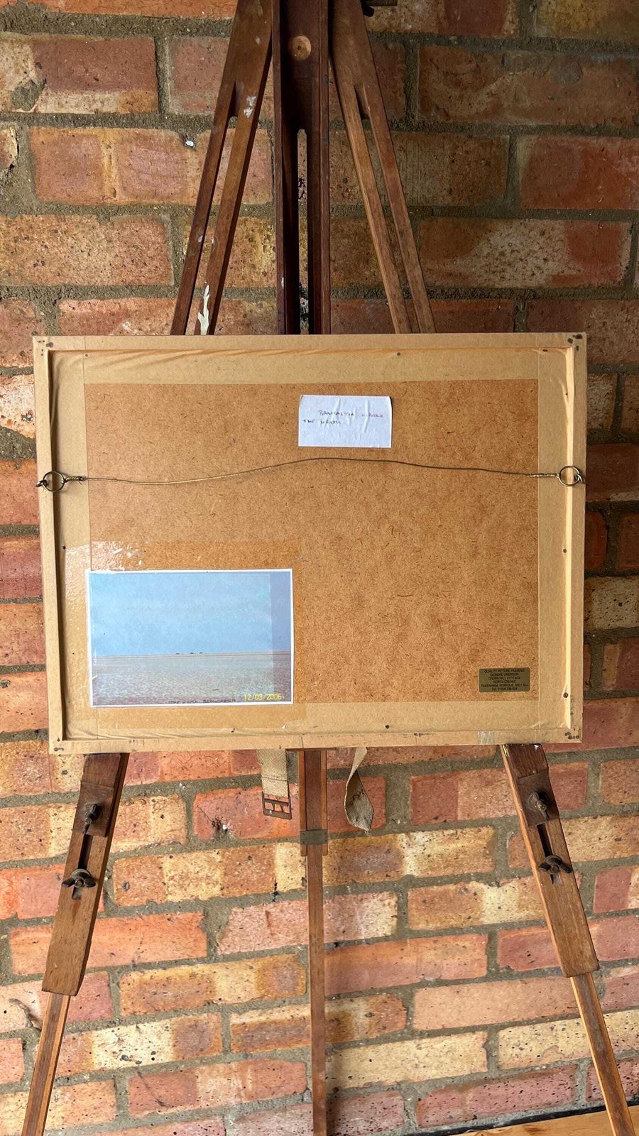 Signed Watercolour Painting Of The Wreck In Brancaster, Norfolk – Nautical And Military Collectible photo vintage
