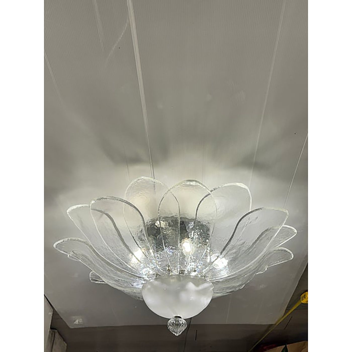 Murano Style Glass Sputnik Chandelier Flush Mount, Mazzega Zuccheri Venini Barovier Style photo furniture