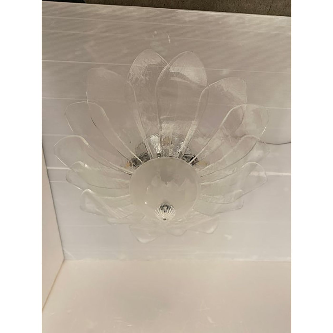 8800.0 Murano Style Glass Sputnik Chandelier Flush Mount, Mazzega Zuccheri Venini Barovier Style photo