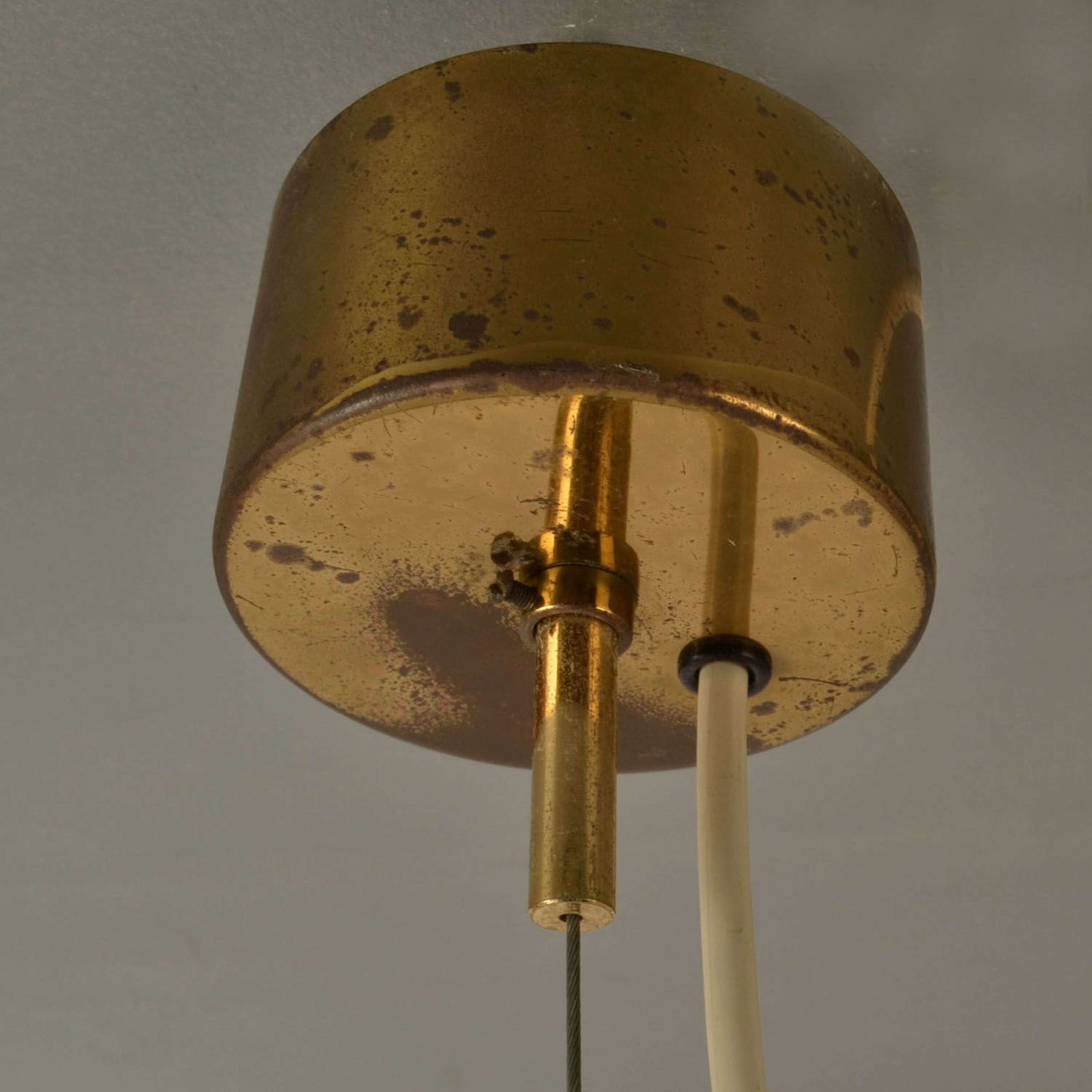2750.0 Large Renato Toso Glass Bell Shape Pendant For Leucos Murano 1960s photo