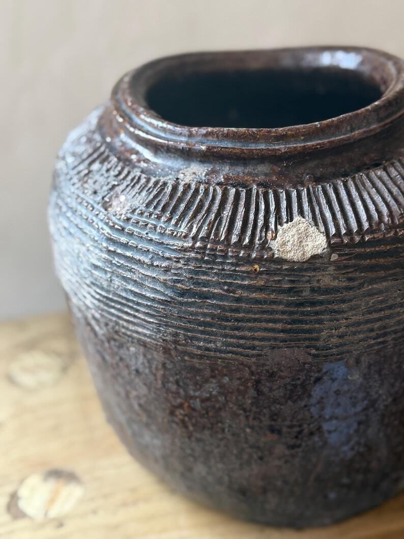 Antique Chinese Glazed Rice Wine Pot photo 165.0