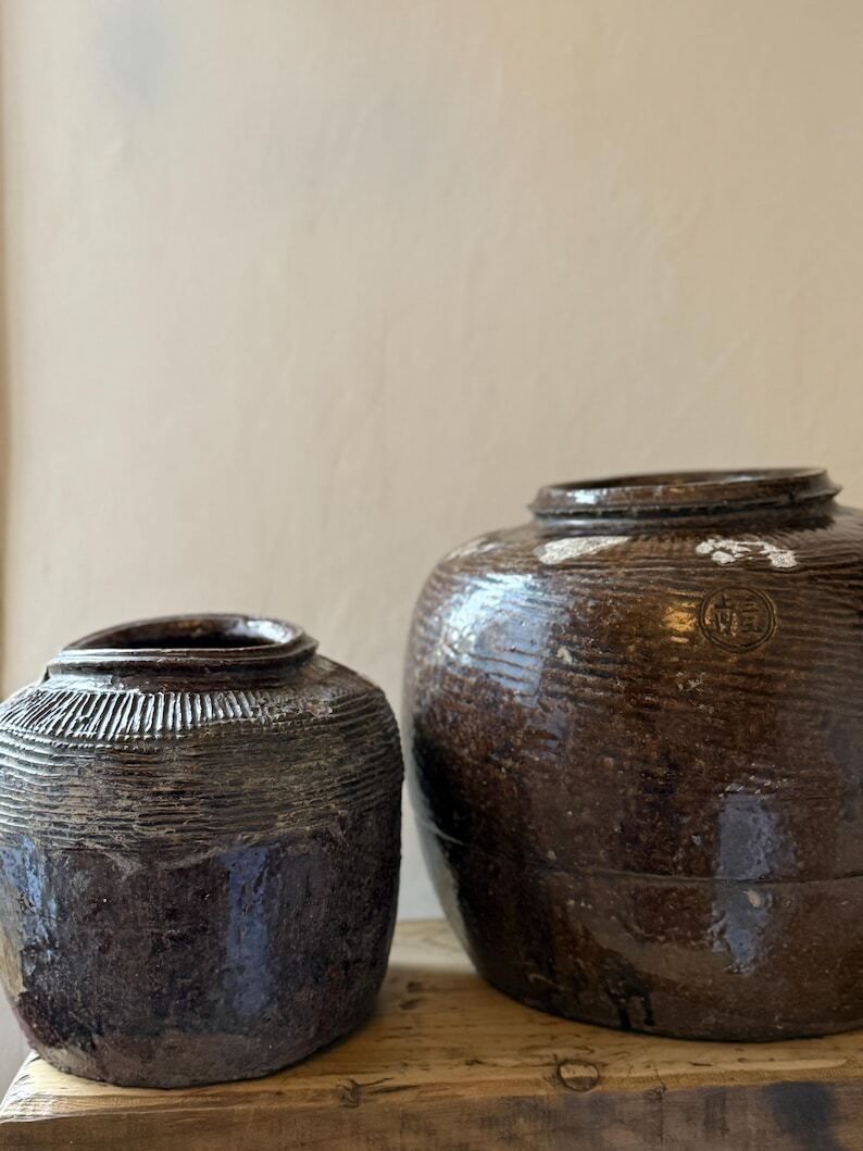 Antique Chinese Glazed Rice Wine Pot photo buy