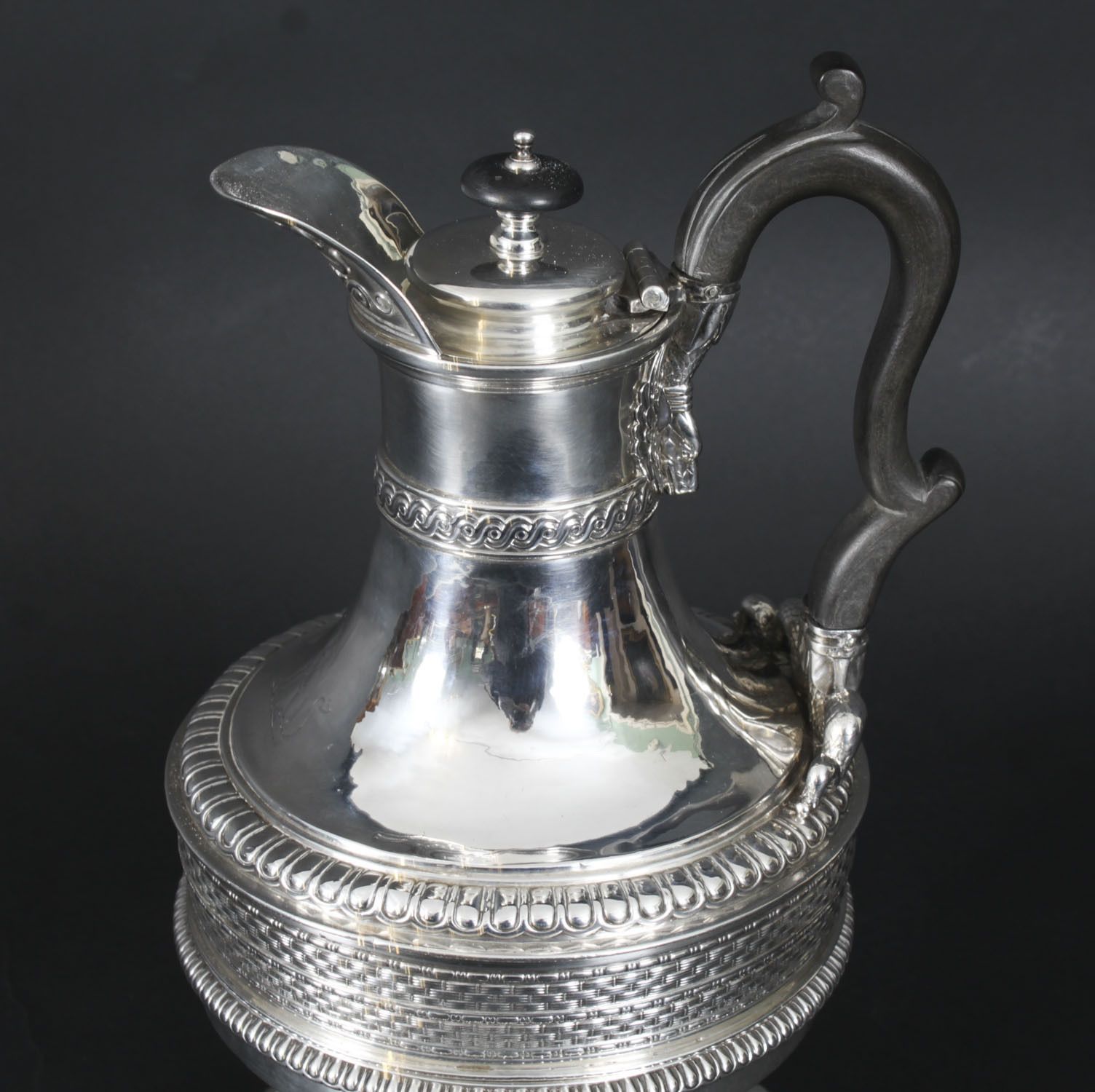 Antique Paul Storr Sterling Silver Coffee Biggin On Stand 1809 19th C photo for sale