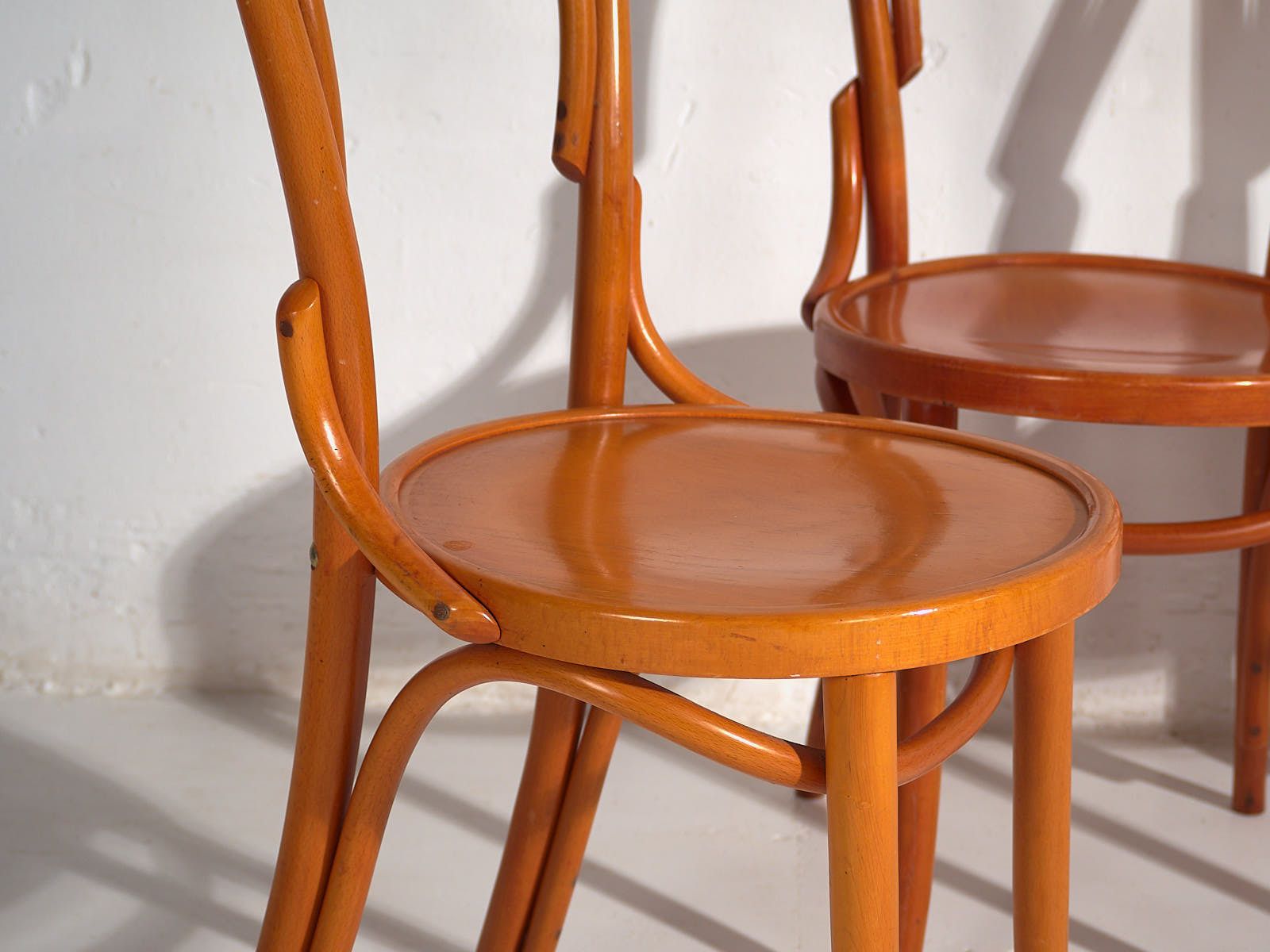 Antique Thonet Chairs (C.1920). Set Of 4 Pieces #5 photo for sale