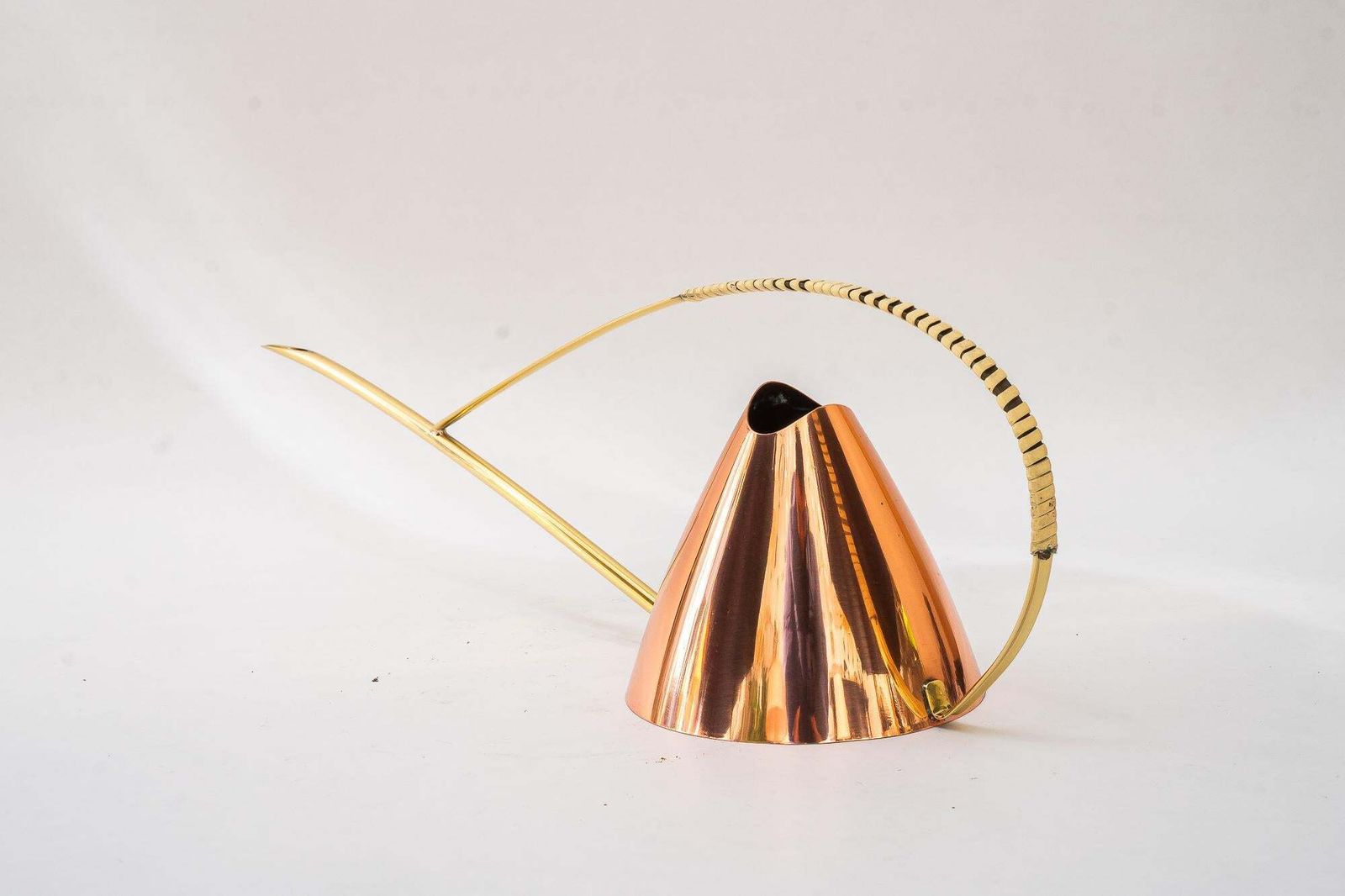 Copper And Brass Conbination Watering Can Vienna Around 1950s photo furniture