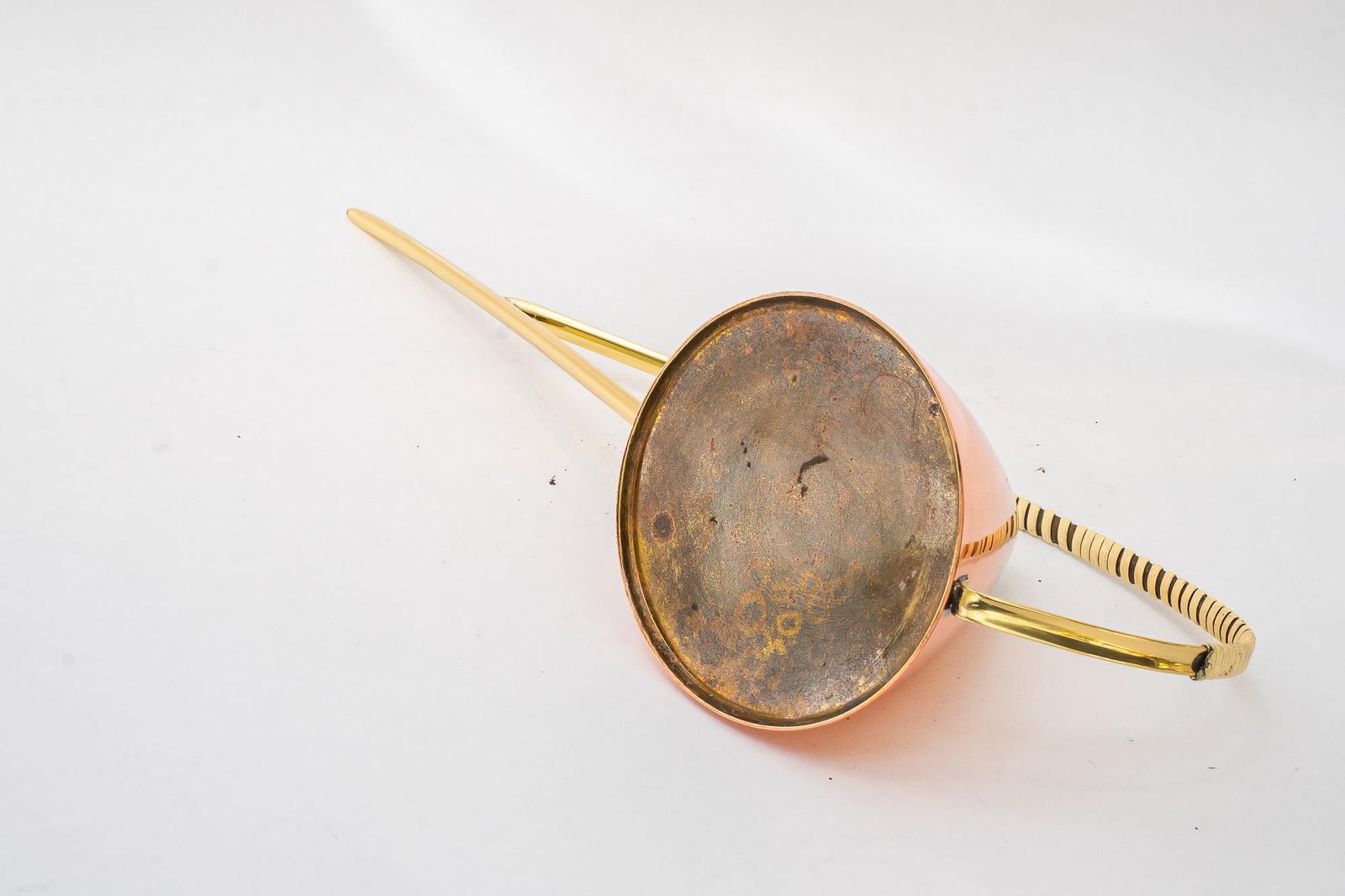 Copper And Brass Conbination Watering Can Vienna Around 1950s photo vintage