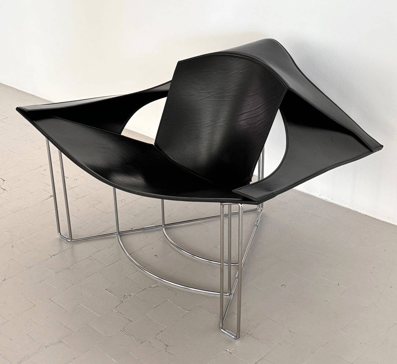 Matteo Grassi Sculptural Lounge Chair 'Equity' By Jacques Harold Pollard, 1987 photo buy
