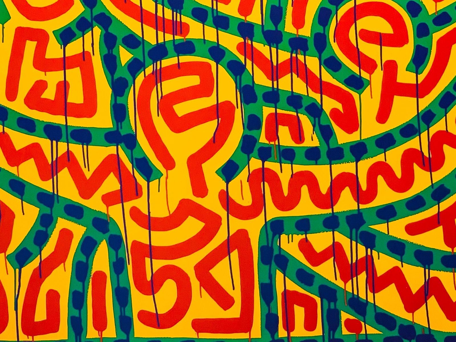 Keith Haring   San Francisco Museum Of Modern Art (1998)   Vintage Exhibition Poster photo buy