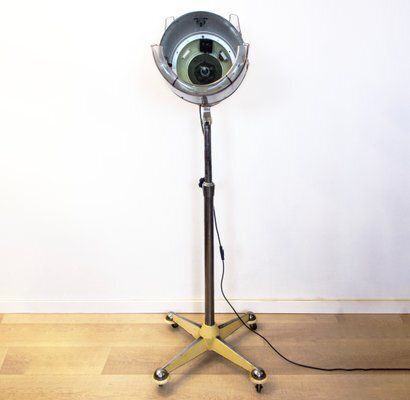 Hair Salon Dryer Floor Lamp By Henry Colomer, 1960s photo vinterior