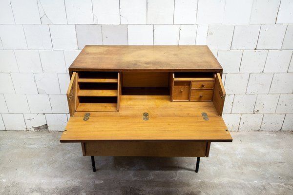 Chest Of Drawers In Wood And Iron By Leonardo Fiori For Isa Bergamo, Italy, 1950s photo Furniture
