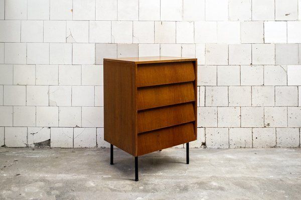 Dresser In Wood And Iron By Leonardo Fiori For Isa Bergamo, Italy, 1950s photo furniture