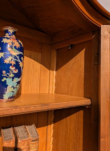 photo furniture Antique French Walnut Bookcase Cabinet