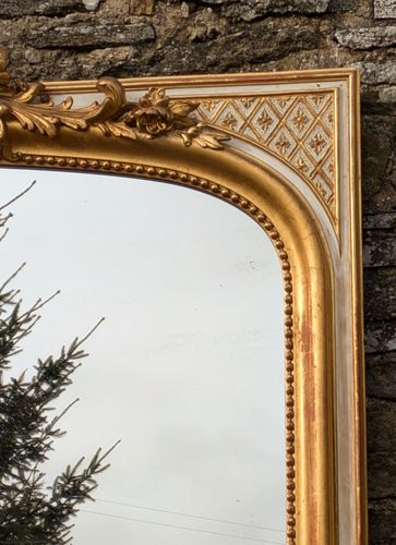 Superb Large French Gilt Chateau Mirror photo for sale