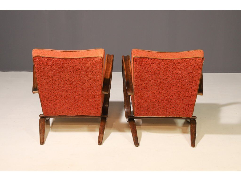 Art Deco Streamline Armchairs H269 By Jindřich Halabala, 1930s, Set Of 2 photo buy