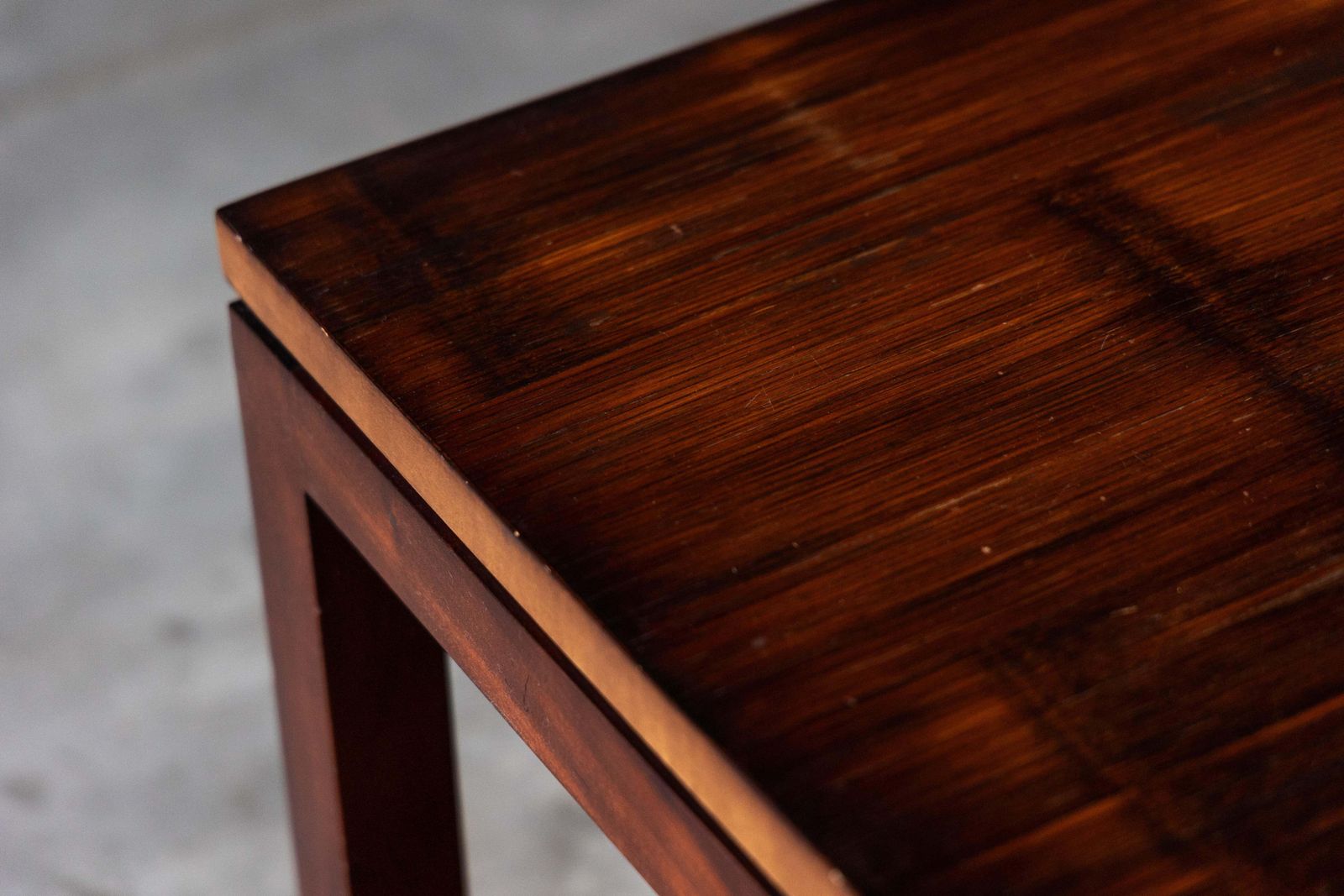 Bamboo Side Table By Axel Vervoordt, Belgium, 1980s photo vinterior