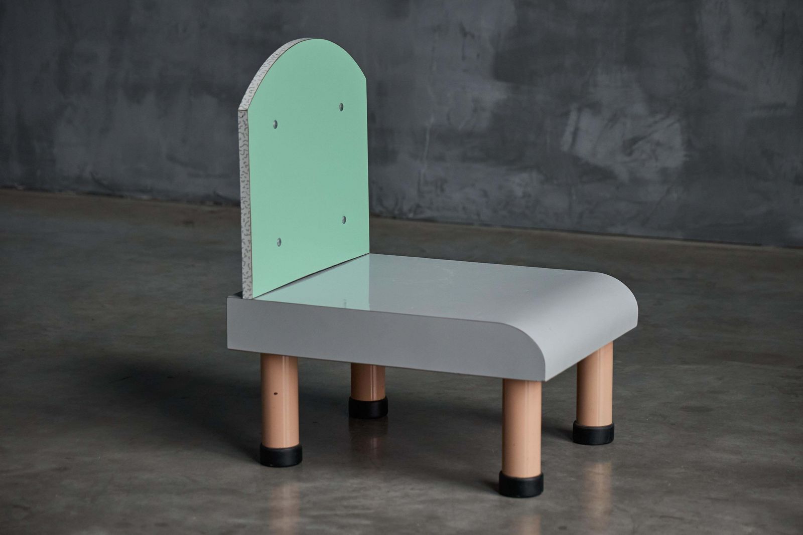 Sottsass Inspired Memphis Milano Chair, Italy, 1980s photo vinterior