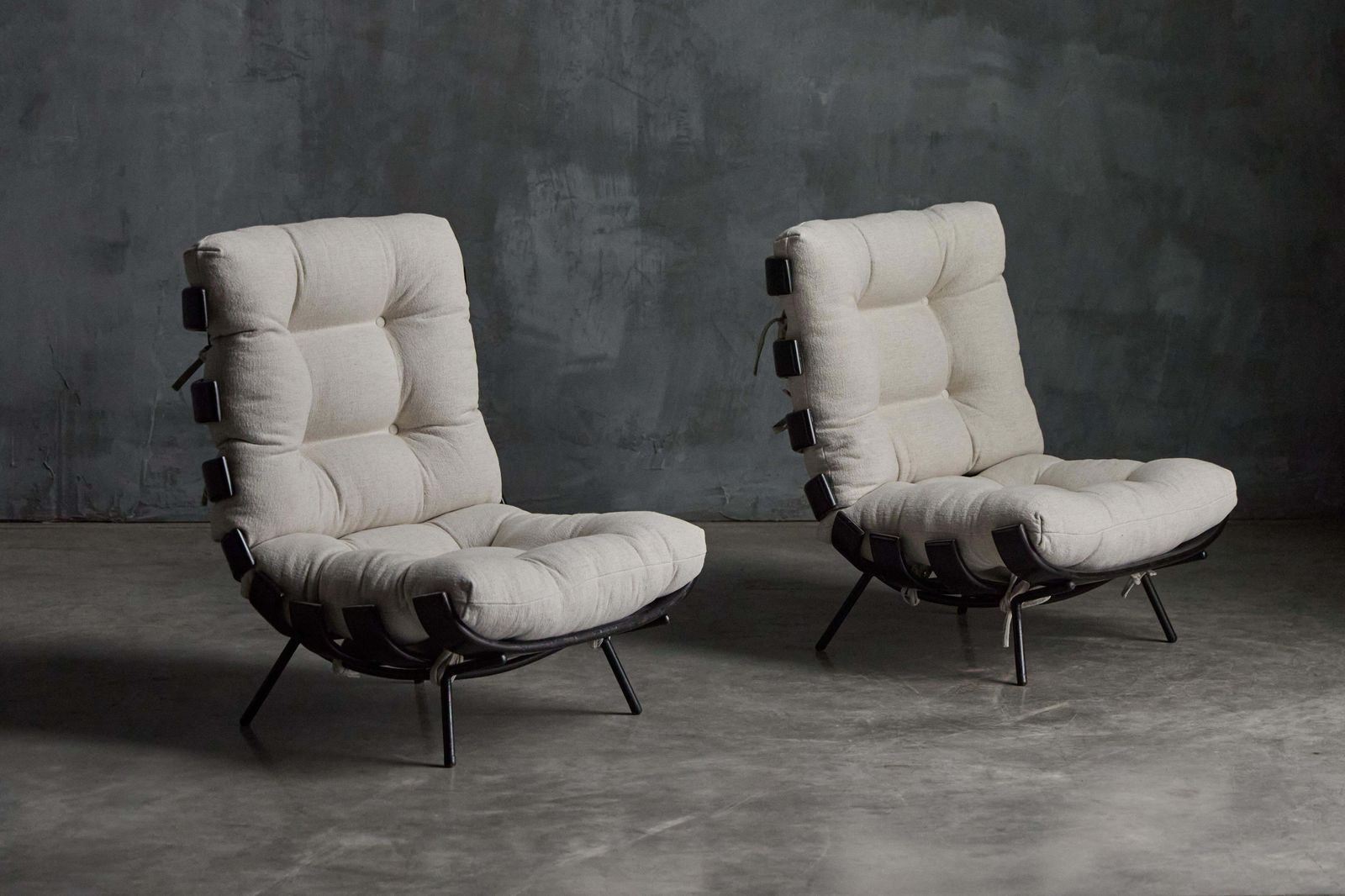 Rare 'Costela' Lounge Chairs By Martin Eisler And Carlo Hauner, Brazil, 1954 photo for sale