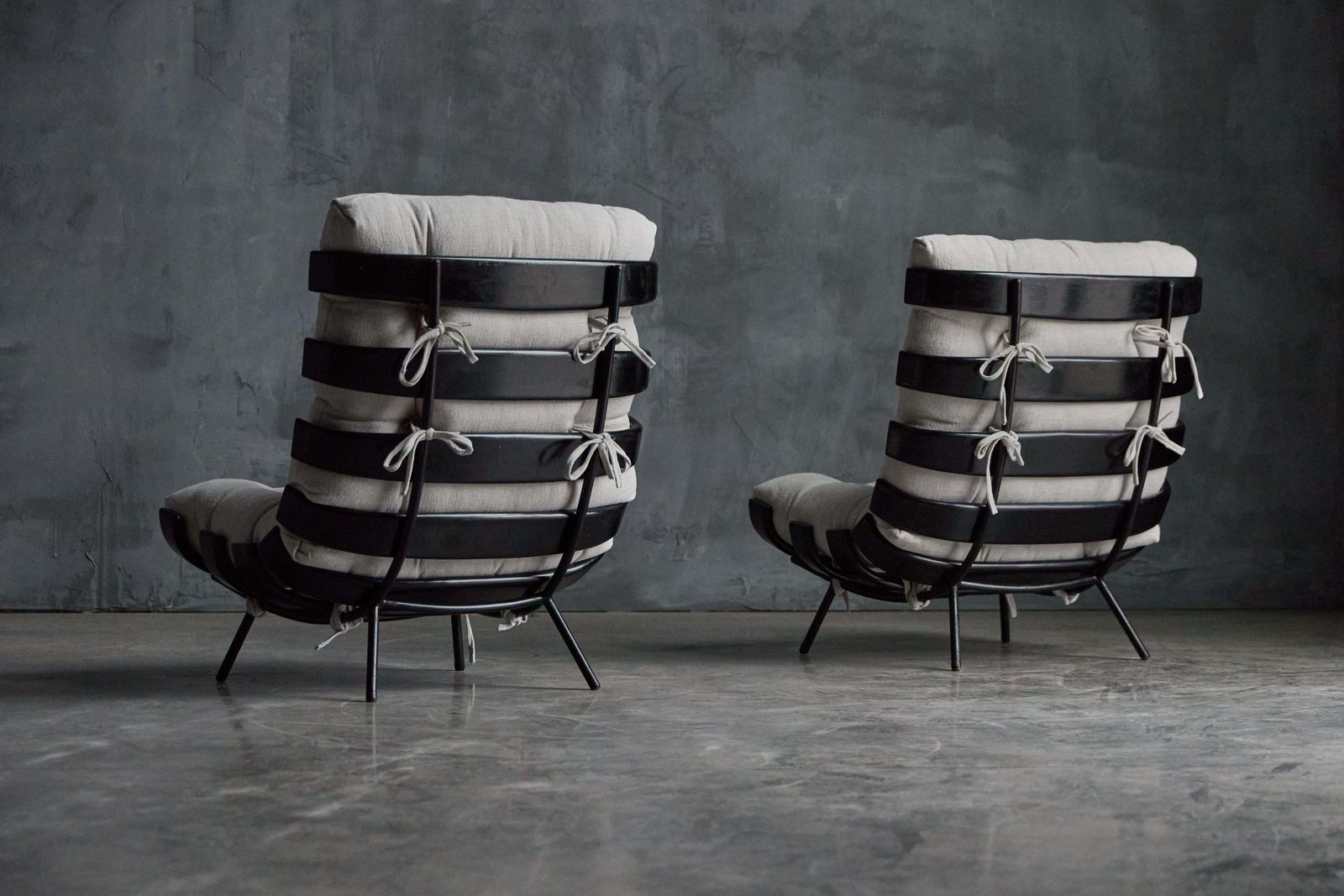 Rare 'Costela' Lounge Chairs By Martin Eisler And Carlo Hauner, Brazil, 1954 photo Furniture