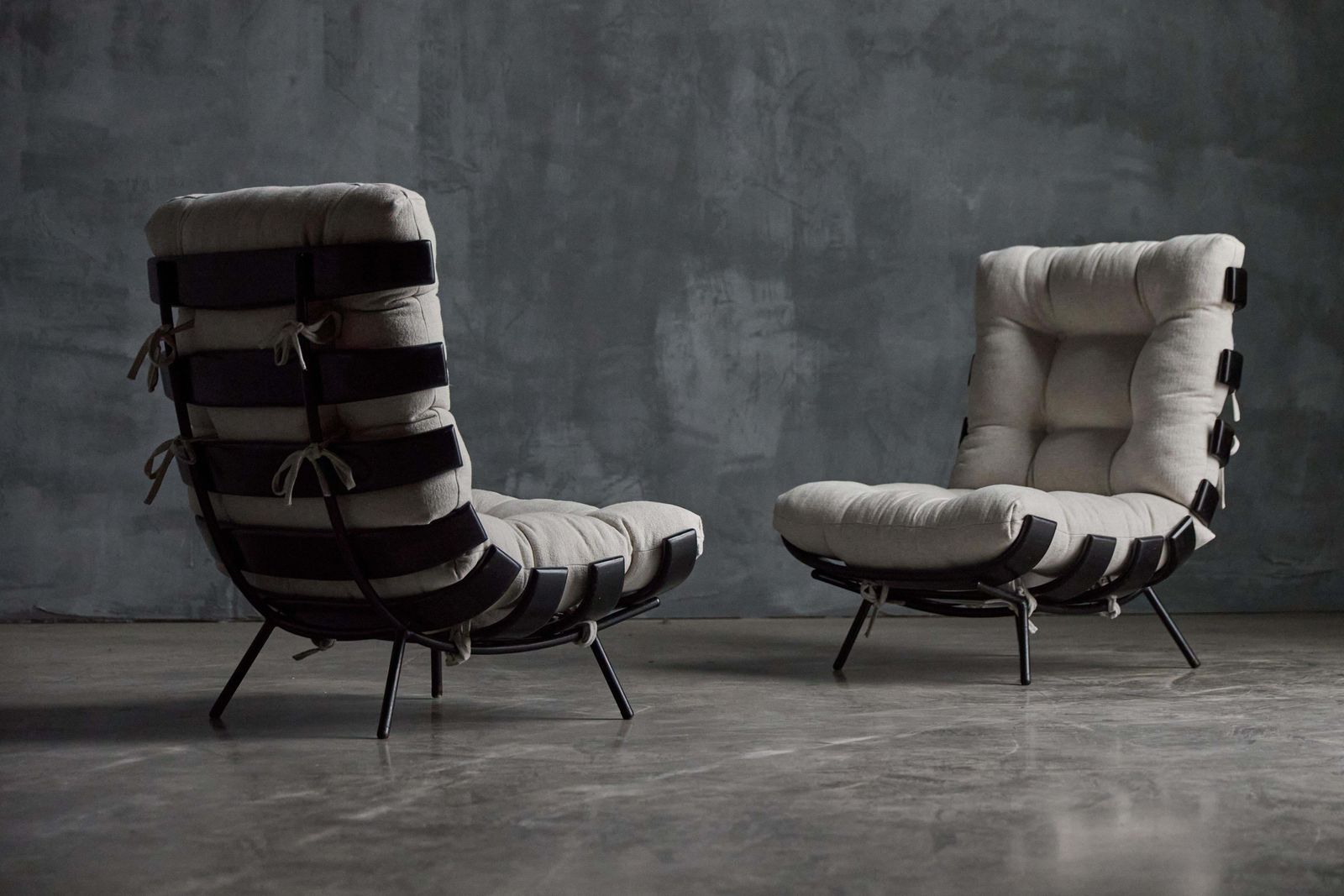 Rare 'Costela' Lounge Chairs By Martin Eisler And Carlo Hauner, Brazil, 1954 photo vintage