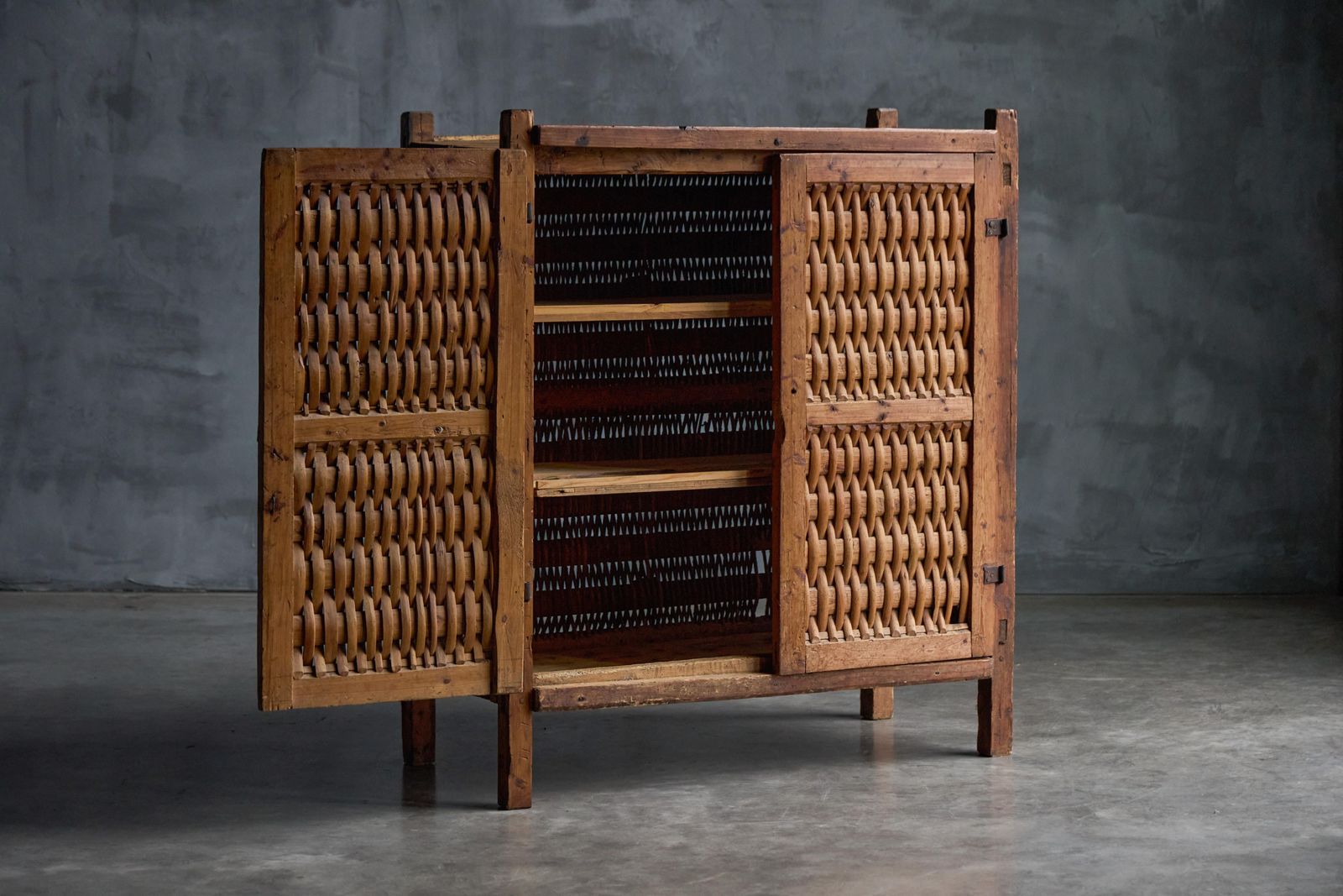 photo furniture Rustic Art Populaire Pantry, France, Late 19th Century