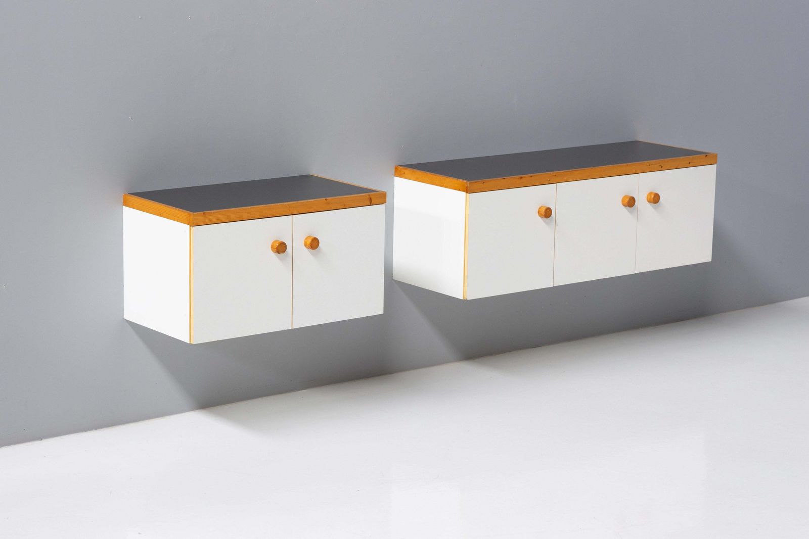 Wall Mounted Cabinet By Charlotte Perriand For 'Les Arcs', France, 1970s photo vintage