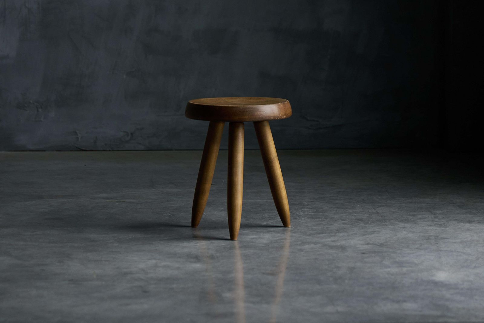 "Berger" Stool By Charlotte Perriand For Steph Simon, France, 1965 photo Furniture