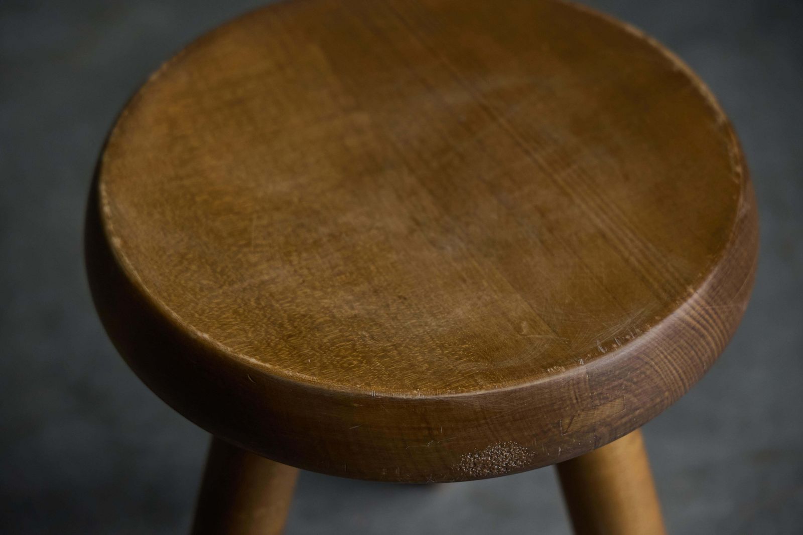 photo for sale "Berger" Stool By Charlotte Perriand For Steph Simon, France, 1965
