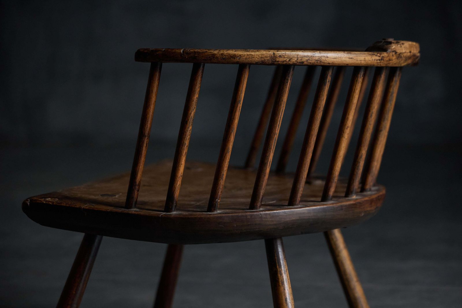 photo furniture Travail Populaire Folk Art Stool, Austria, 19th Century
