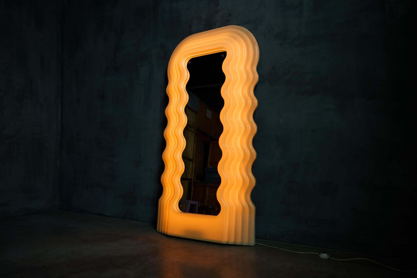 Early Ultrafragola Mirror By Ettore Sottsass For Poltronova, Italy, 1970s photo furniture