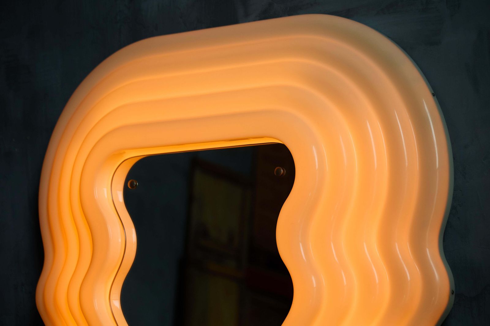 Early Ultrafragola Mirror By Ettore Sottsass For Poltronova, Italy, 1970s photo for sale