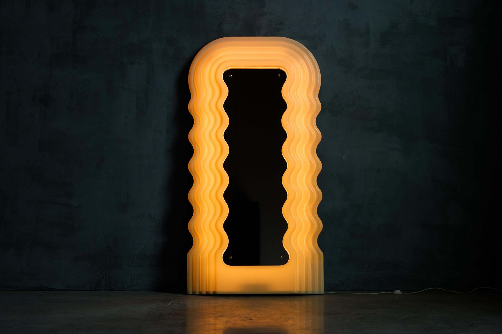 Early Ultrafragola Mirror By Ettore Sottsass For Poltronova, Italy, 1970s photo Home Decor