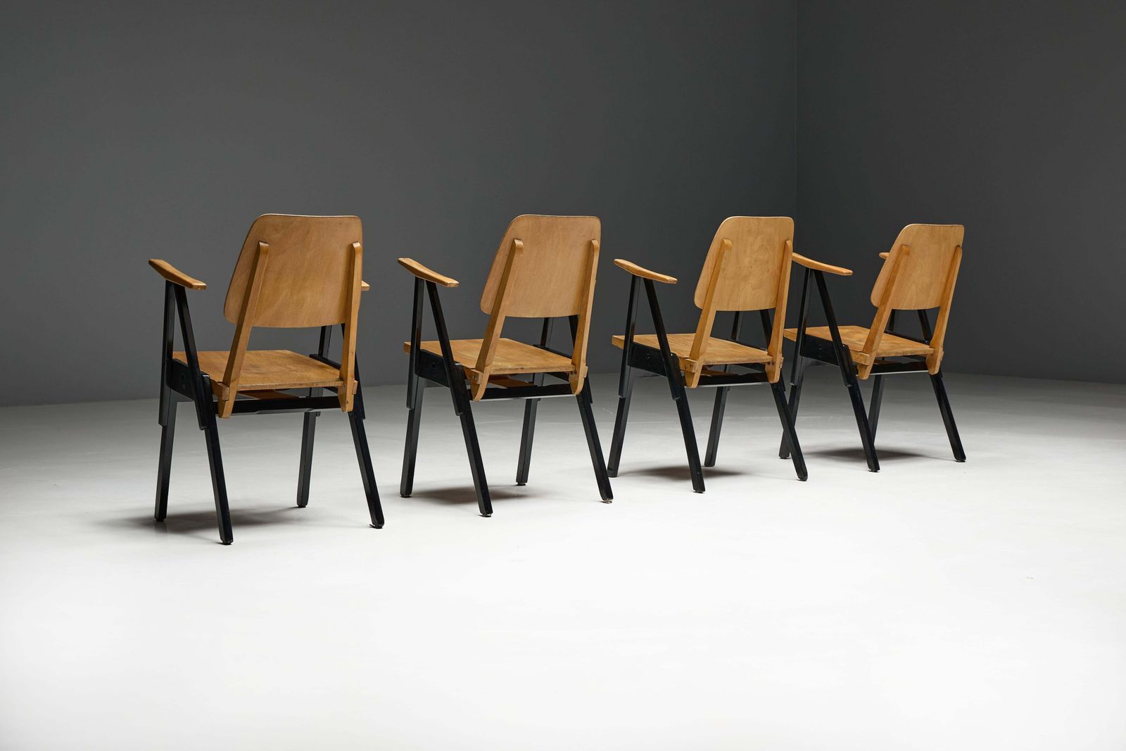 photo furniture Palais De Tokyo Armchairs By Ermeloo Zwager, Netherlands, 1950s