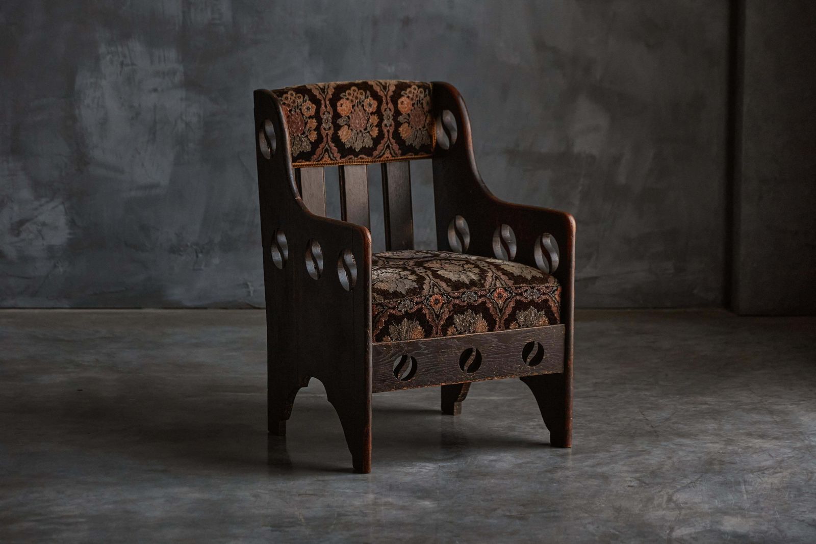 Arts And Crafts Oak Armchair, Uk, 1900s photo furniture