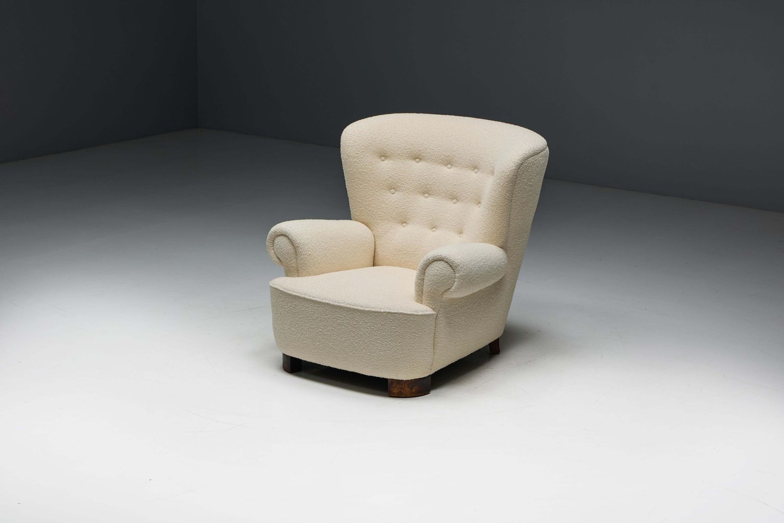 Mid Century Armchair In The Style Of Flemming Lassen, Scandinavia, 1960s photo vintage