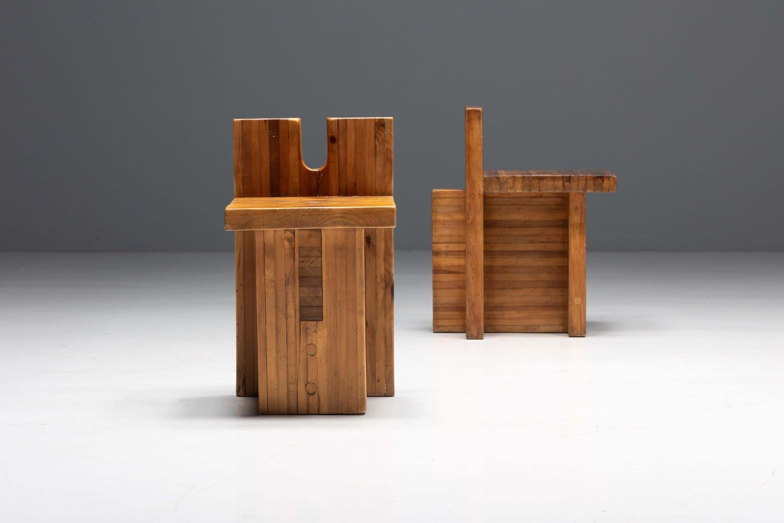 27542.0 Sesc Stools By Lina Bo Bardi For Sesc Pompeia, Brazil, 1970s photo