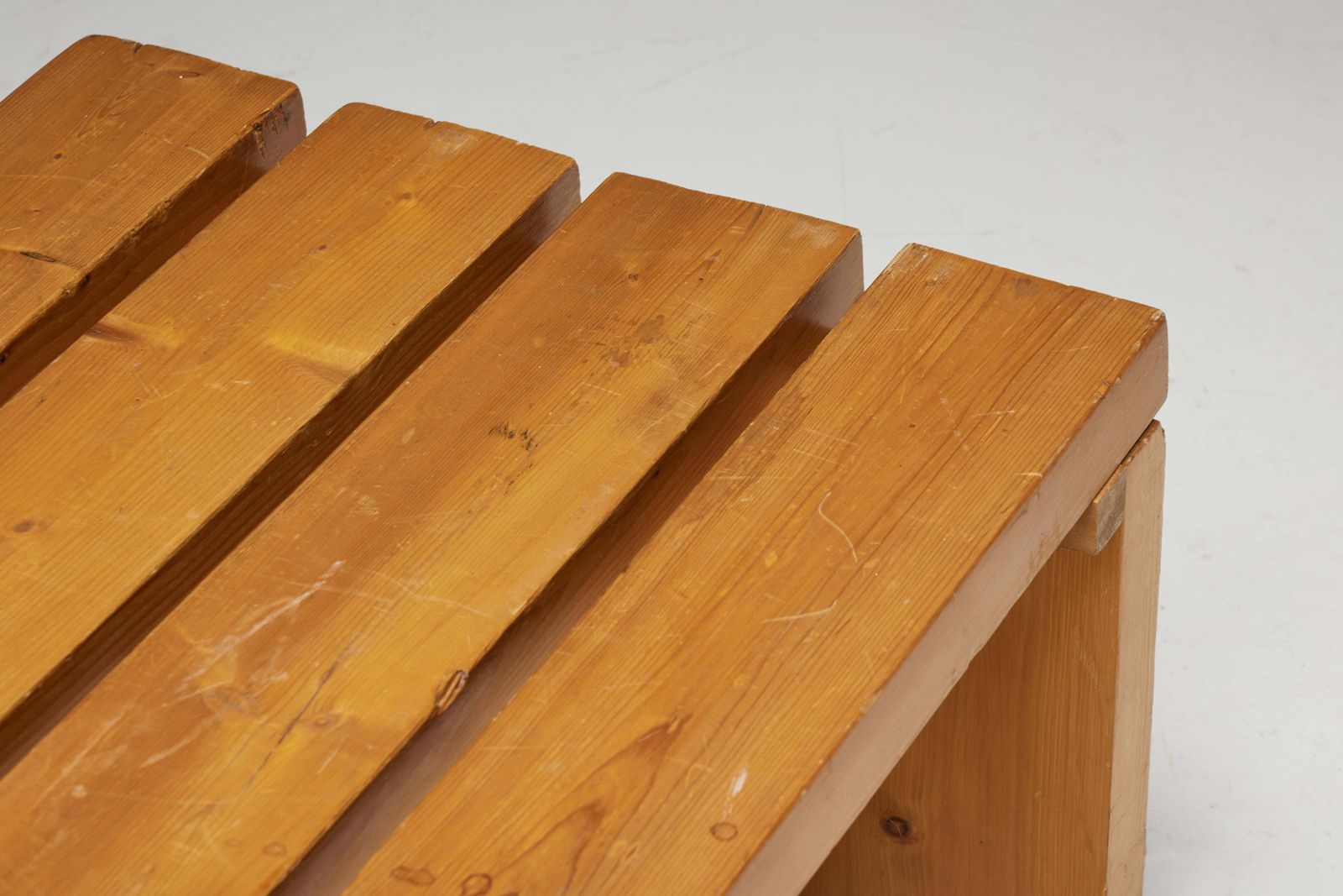 Slate Bench By Charlotte Perriand For Les Arcs, France, 1980s photo for sale