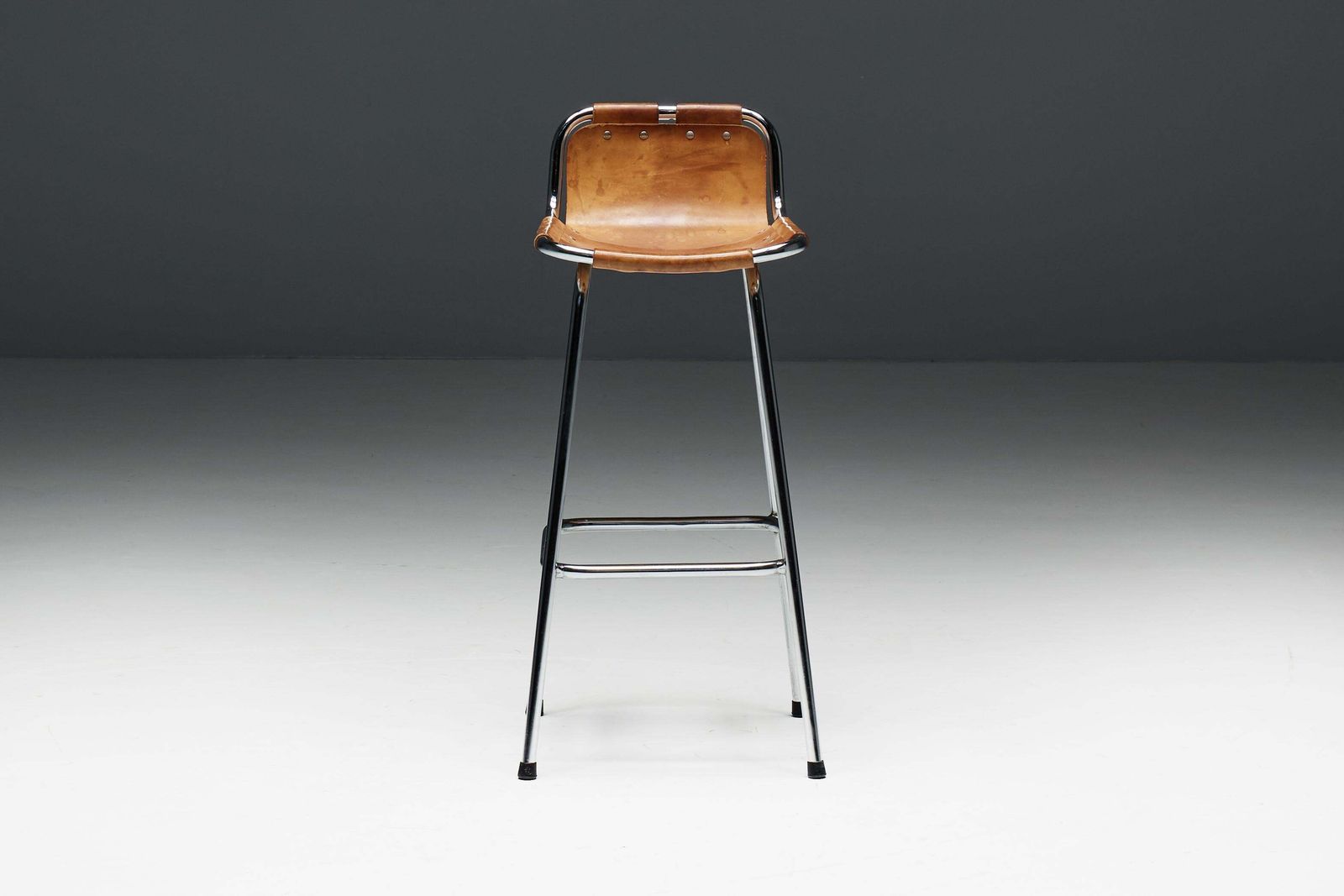 Bar Stools By Charlotte Perriand For Les Arcs, France, 1960s photo vintage