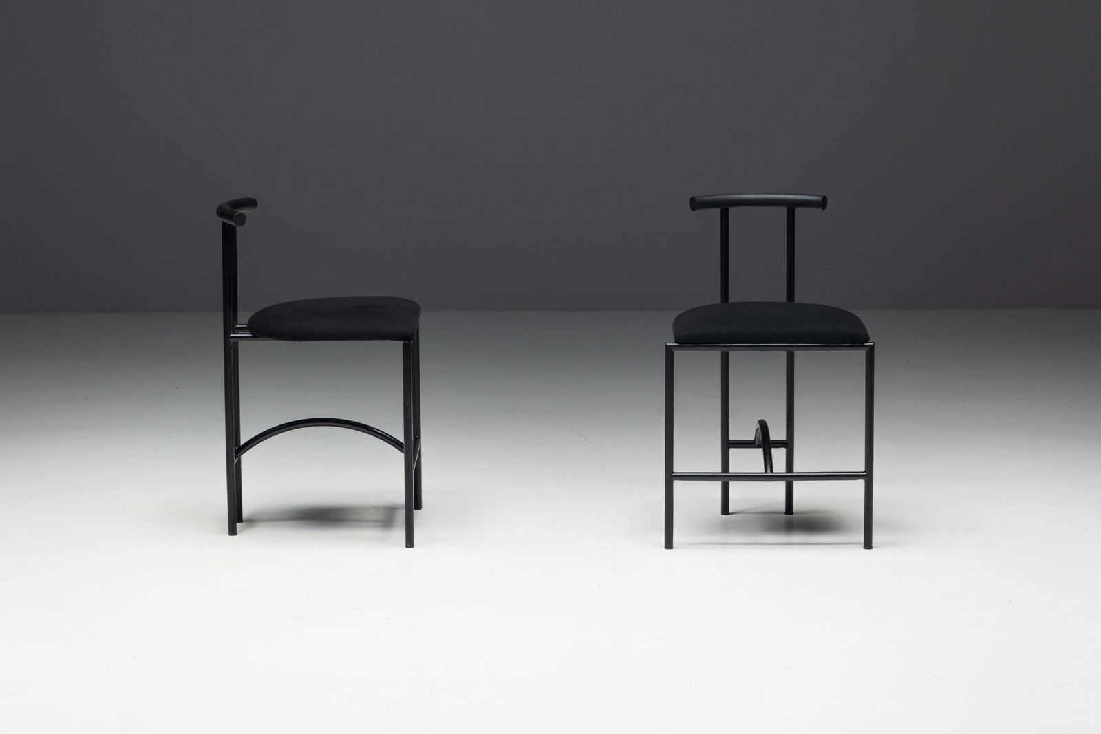 photo furniture Postmodern "Tokyo" Dining Chairs By Rodney Kinsman For Bieffeplast, Italy, 1980s