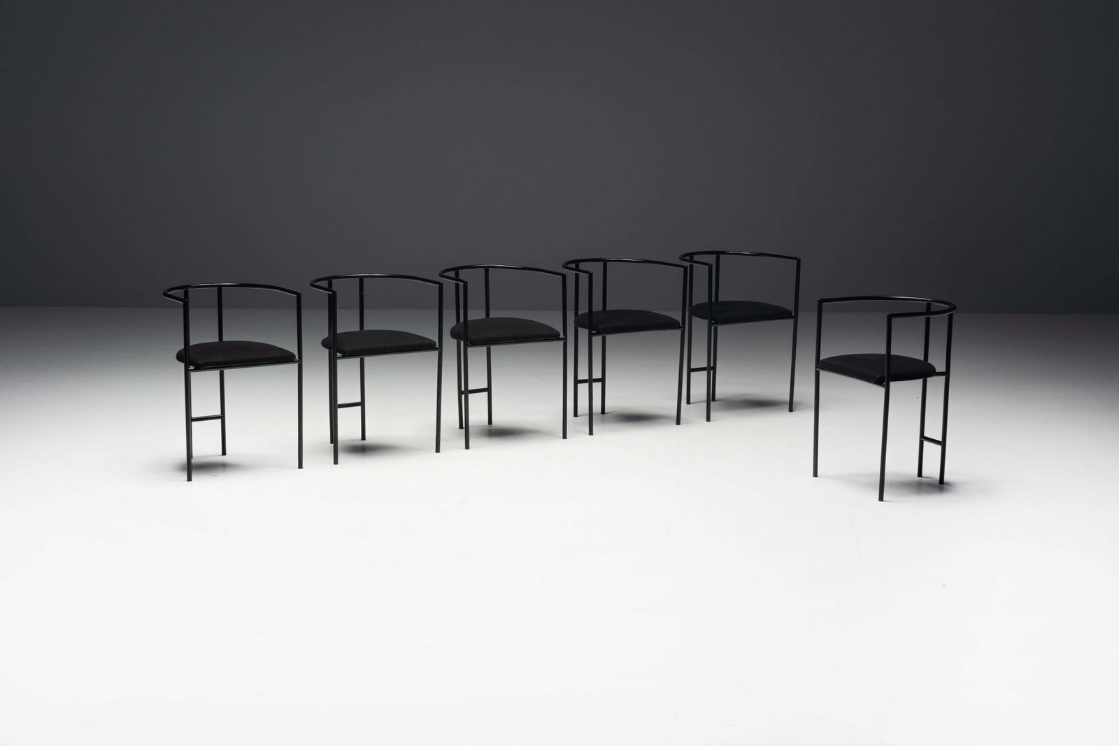 Postmodern "Tokyo" Armchairs By Rodney Kinsman For Bieffeplast, Italy, 1980s photo vinterior