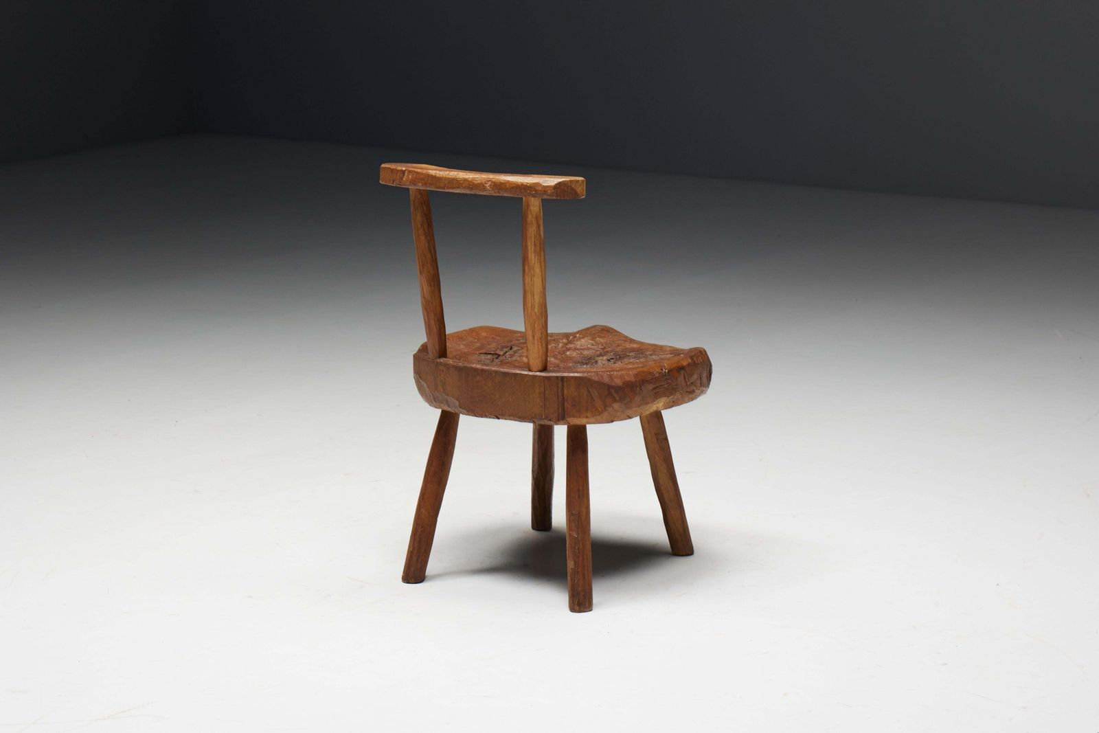 photo furniture Folk Art Wabi Sabi Chair, France, 19th Century