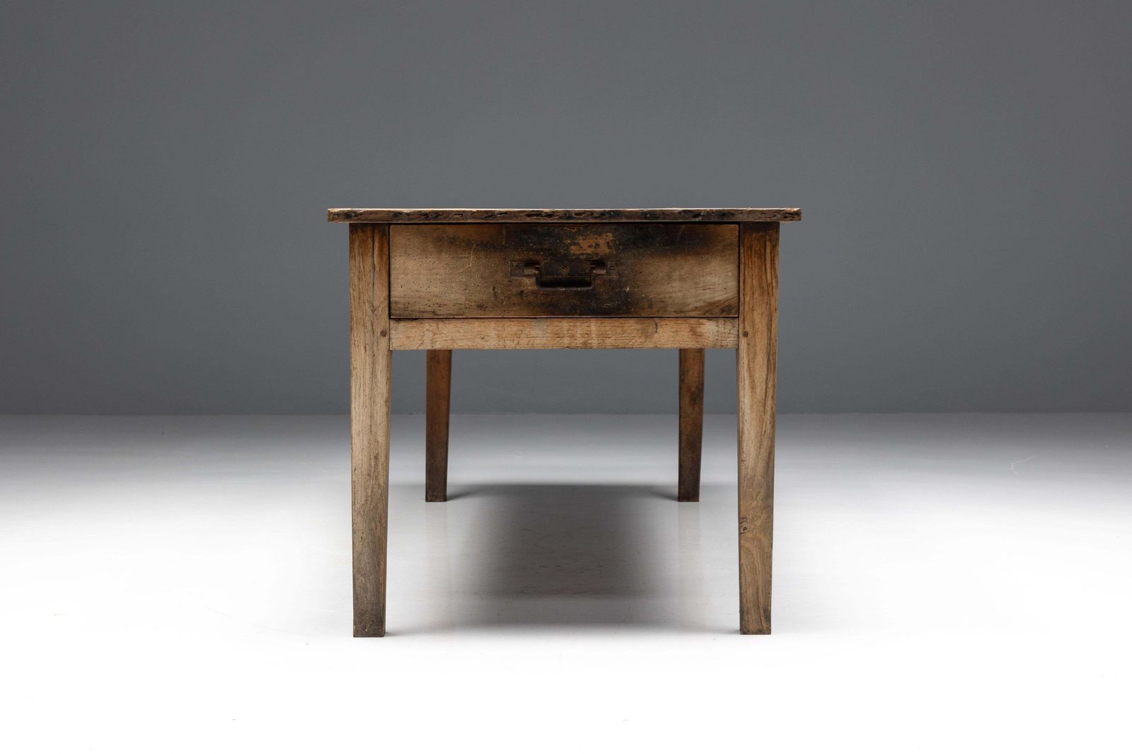 Furniture Rural Art Populaire Table, France, 19th Century photo