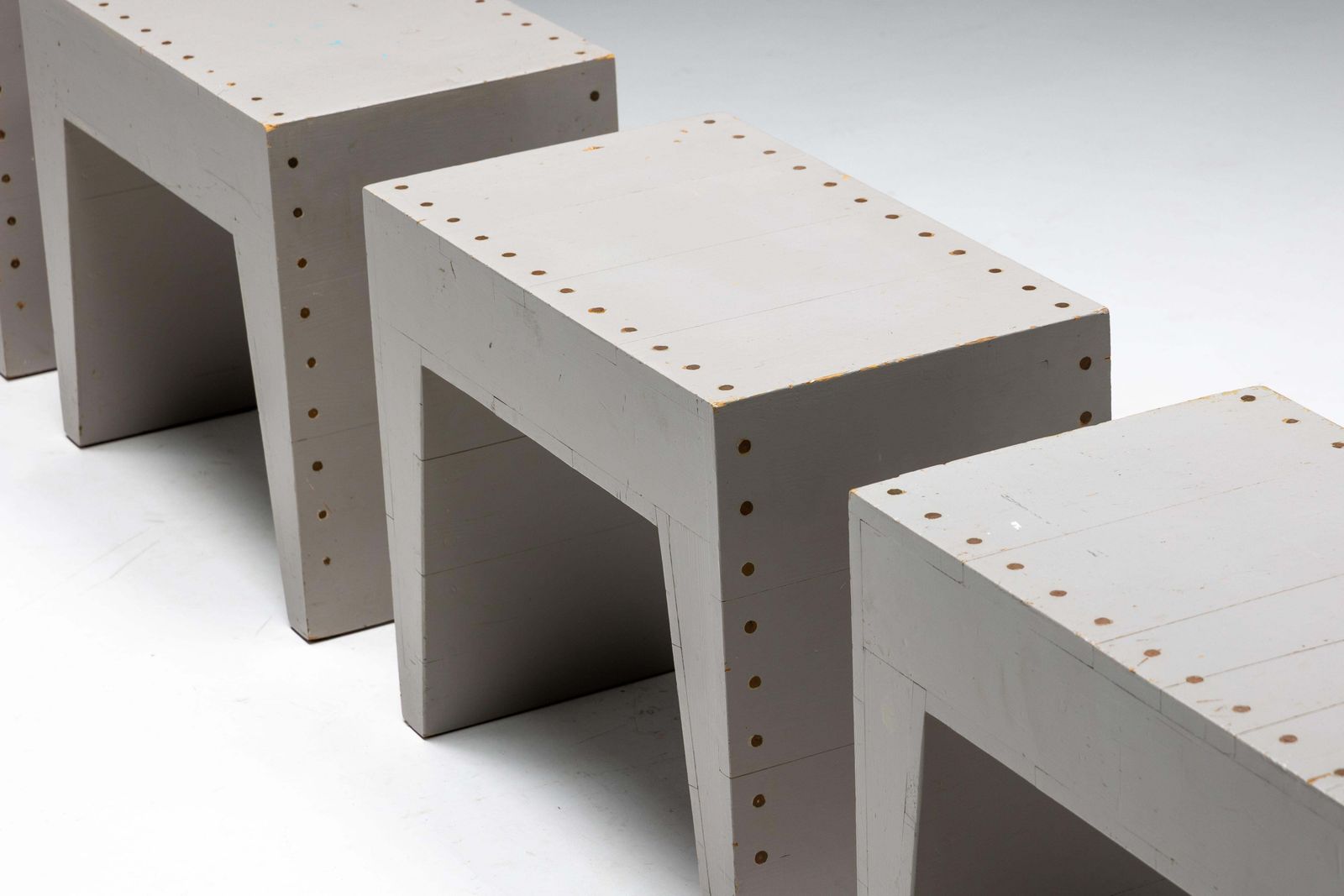 Bossche School Stools By Dom Hans Van Der Laan & Jan De Jong, Netherlands, 1970s photo buy