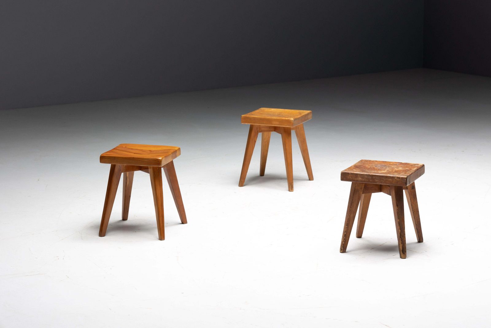 Stools By Christian Durupt And Charlotte Perriand, France, 1960s photo buy