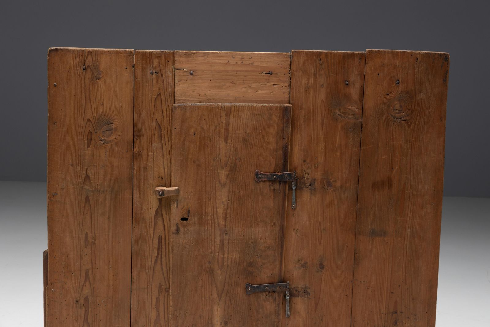 Art Populaire Alpine Cupboard, France, 19th Century photo Furniture