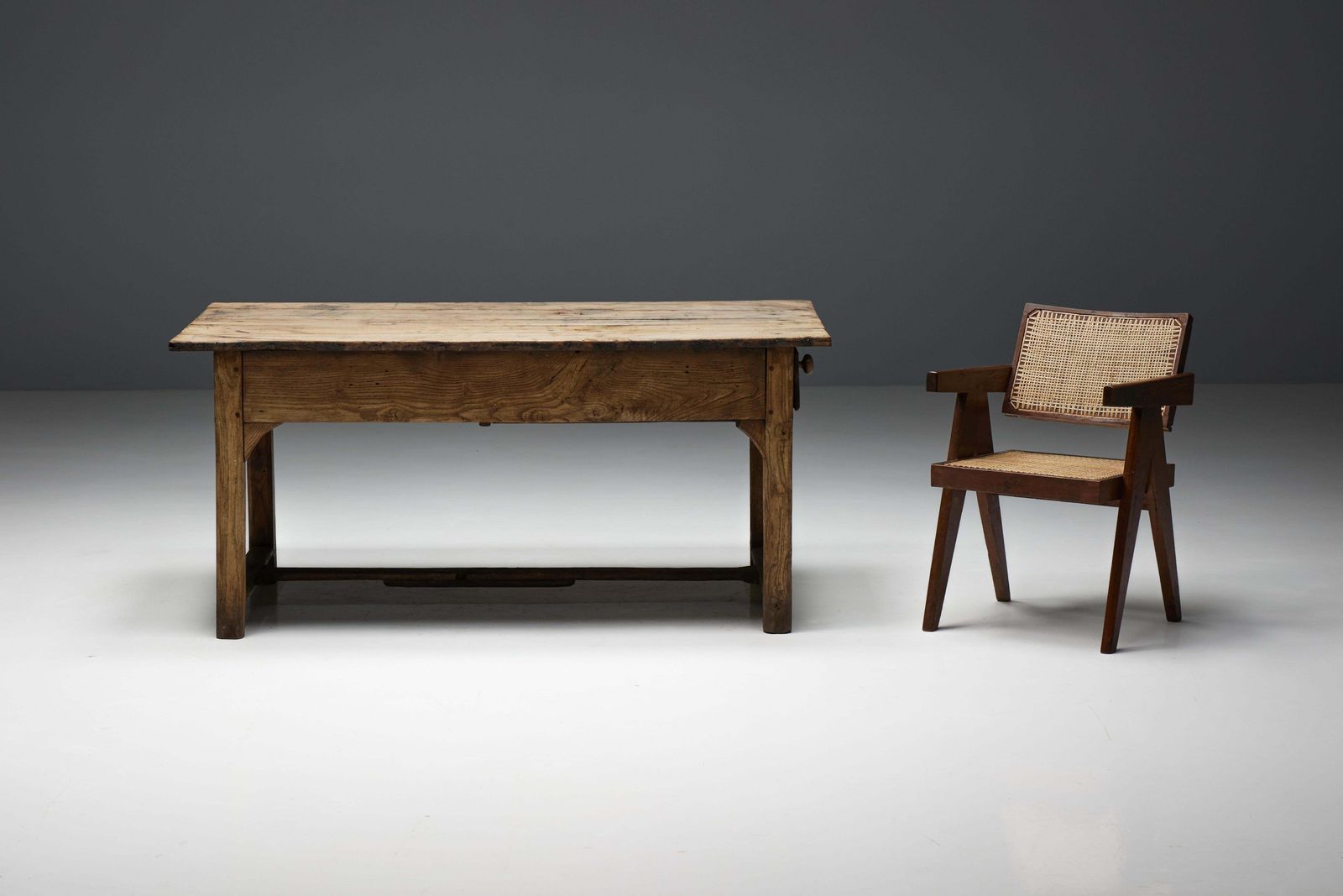 Travail Populaire Dining Table, France, 19th Century photo vinterior