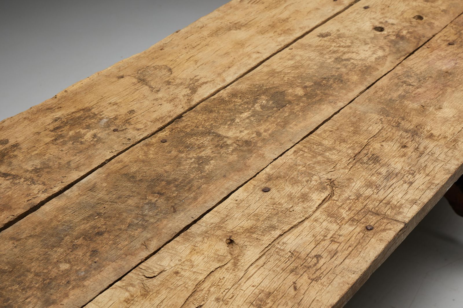 photo for sale Rustic Folk Art Trestle Table, Spain, 19th Century