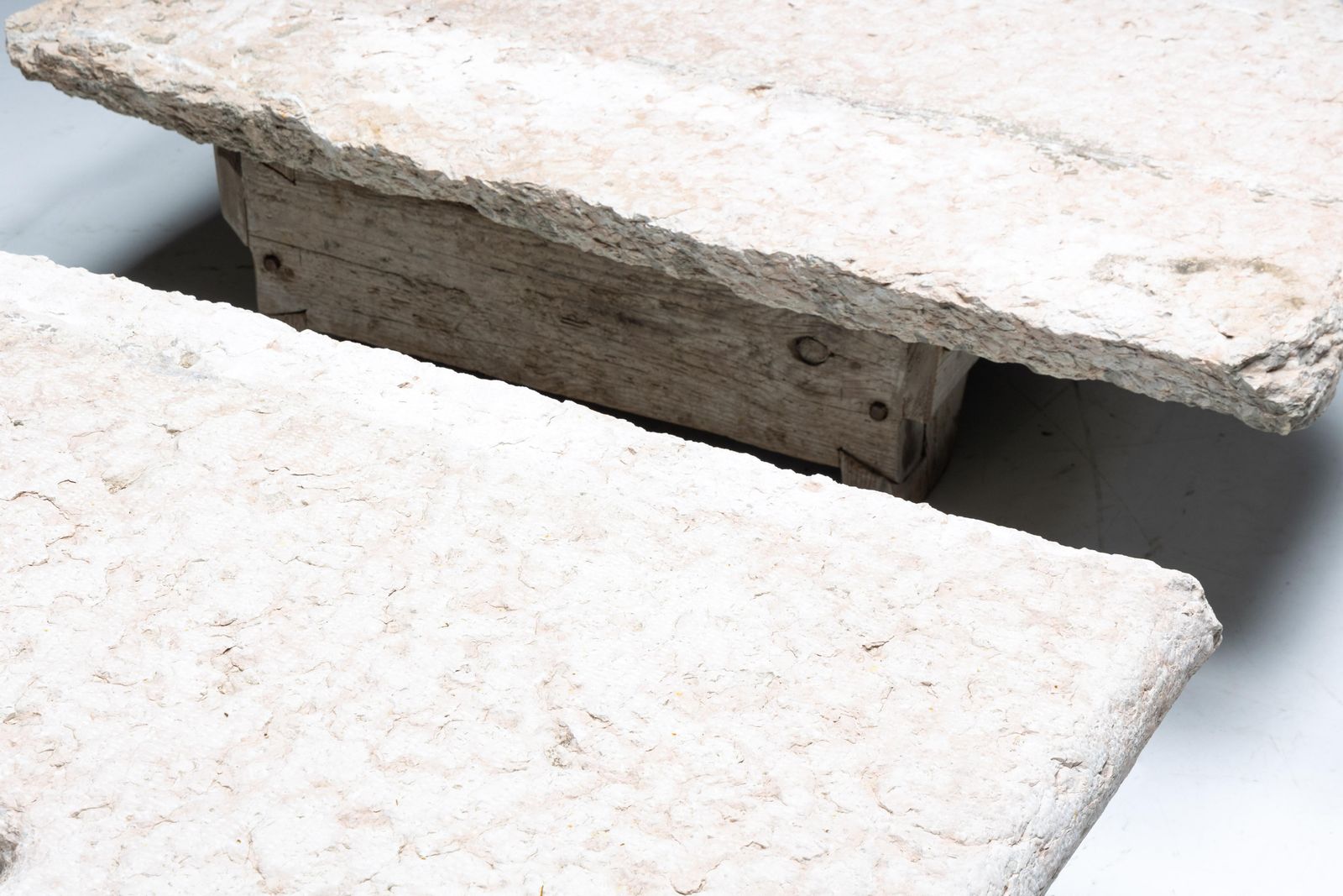 Robust Farm Stone Coffee Tables, Italy, 19th Century photo buy
